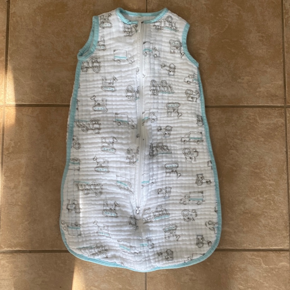 Baby muslin sleep sack